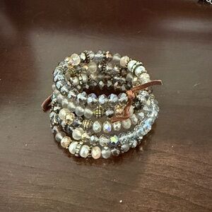 Elegant Beaded Wrap Bracelet